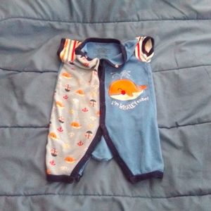 Buster Brown I'm Whaley Cute Onsie